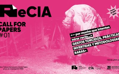 (Español) Primer Call for Papers de ReCIA, la revista del Centro de Investigación en Artes UMH