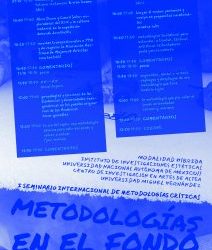 I Seminario Internacional de Metodologías Críticas  METODOLOGÍAS EN EL FONDO*